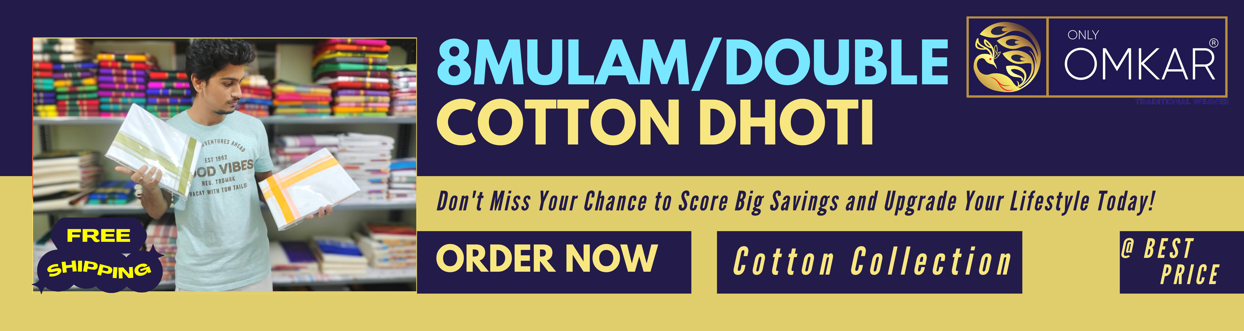 double dhoti, double mundu, cotton dhoti collections
