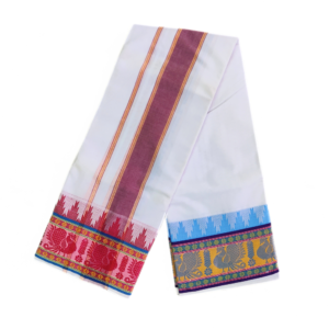 Annam Design Temple Border Dhoti set