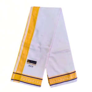 Men’s Cotton Dhoti – Pure White Dhoti