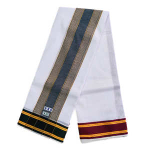 3 Inch Seer Border Special Kanchi Mundhi Dhoti Set