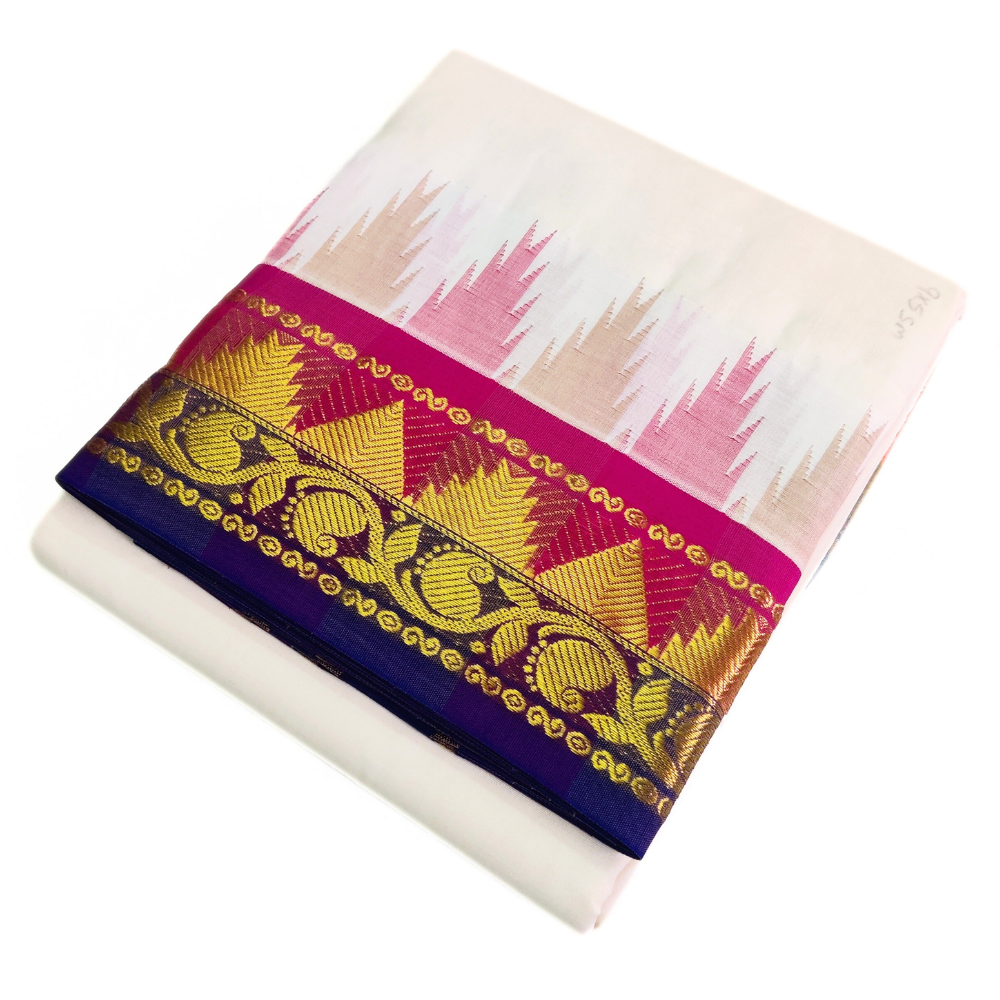 Thalampoo Border Handloom Dhoti