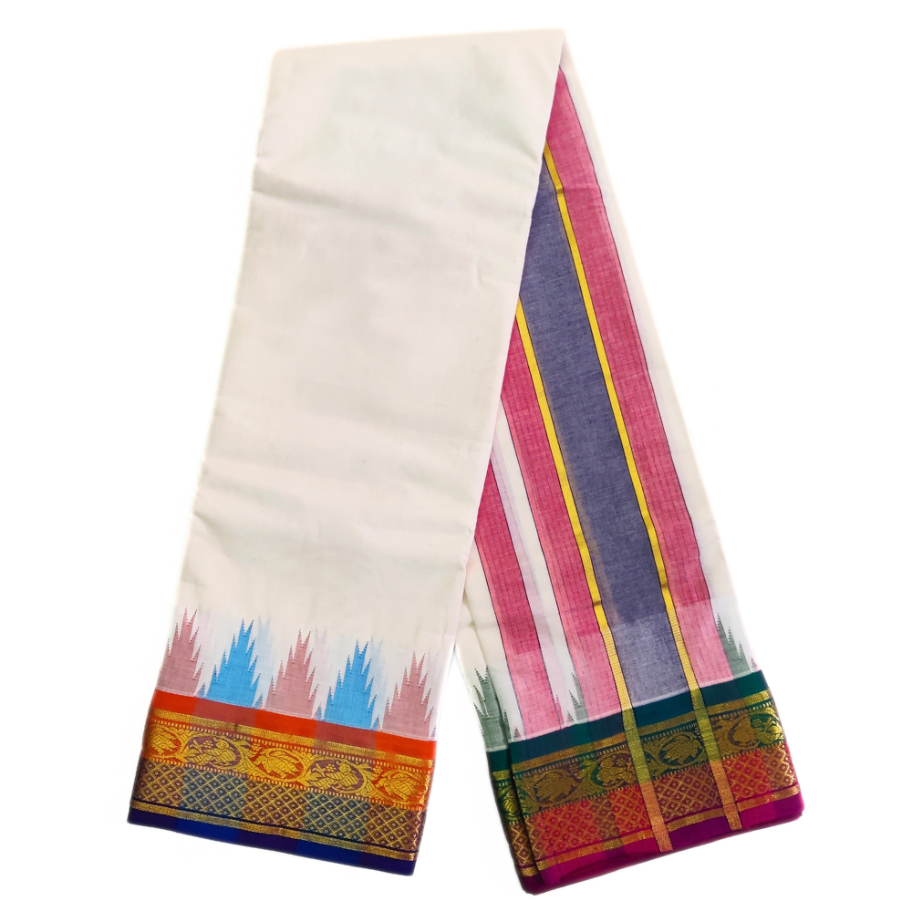 Muhurtham Temple Border Handloom Dhoti