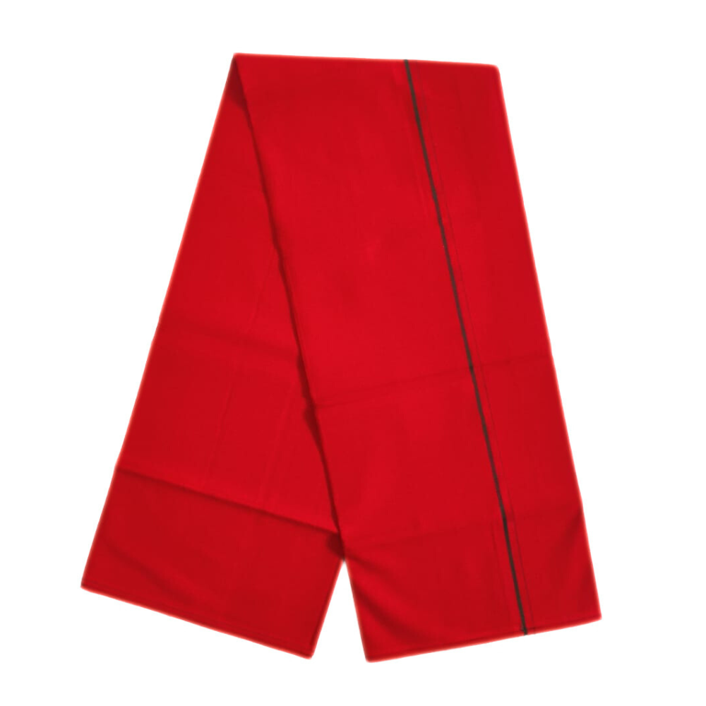 Red Color Small Border Cotton Lungi/Dhoti