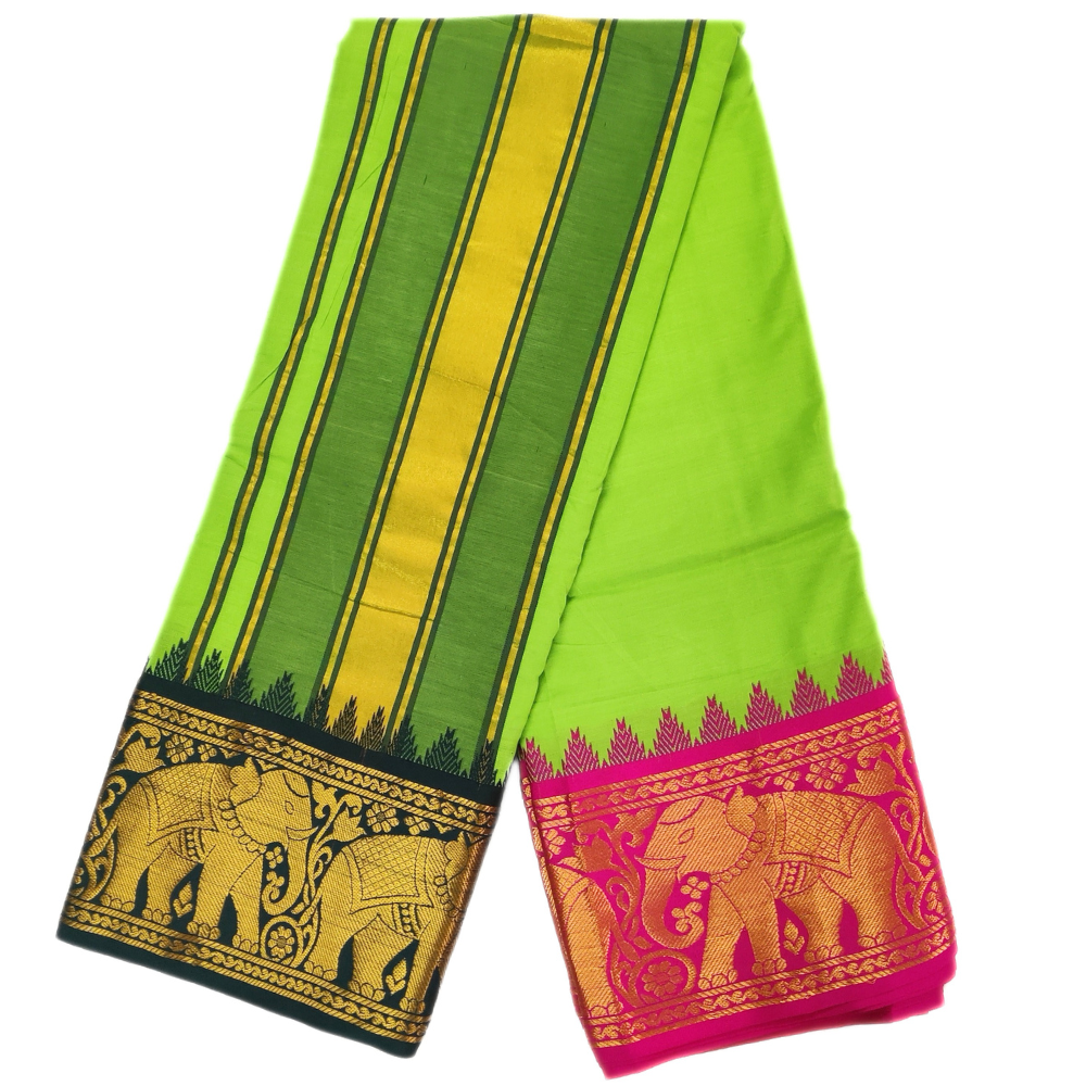 Big Elephant Border Premium Dhoti