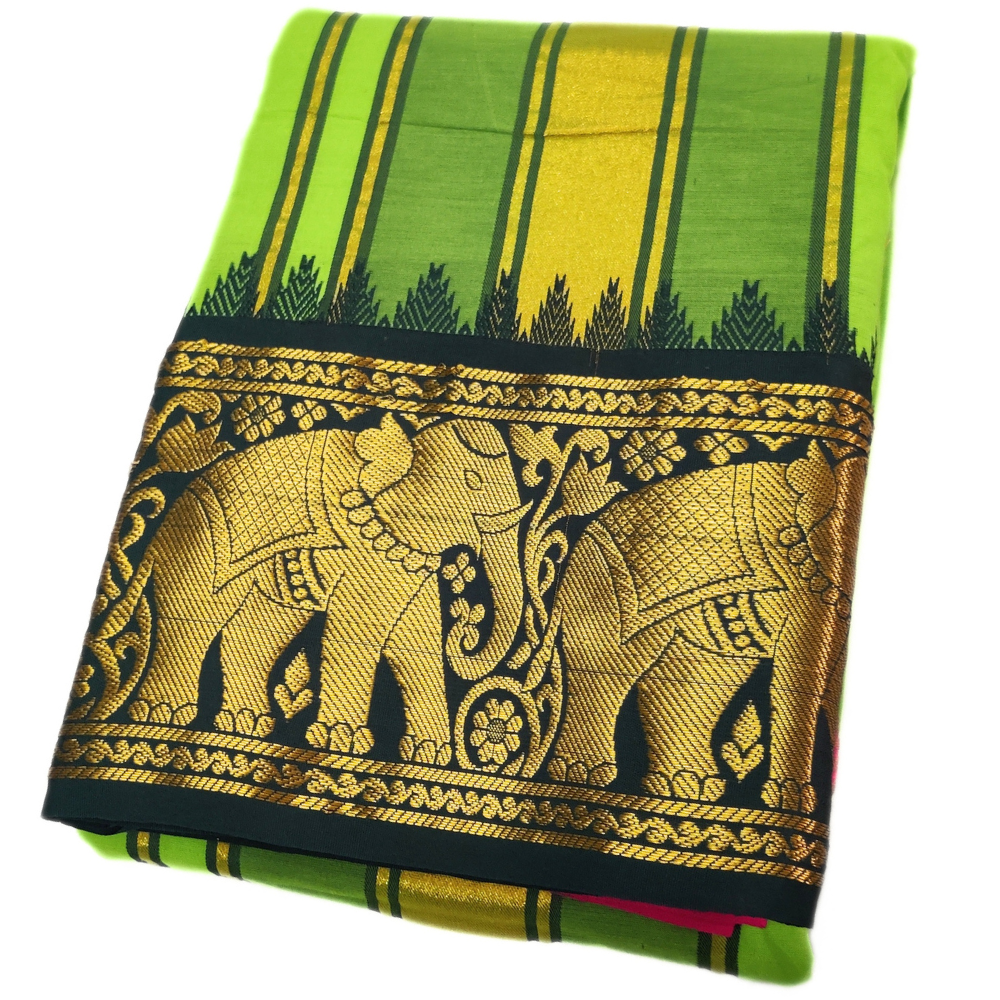 Big Elephant Border Premium Dhoti