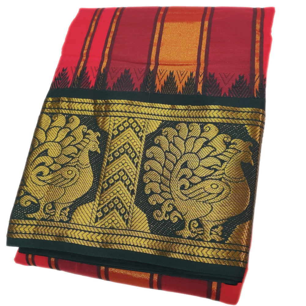 Big Peacock Border Premium Dhoti