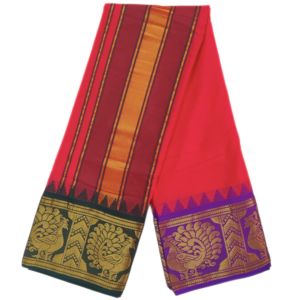 Big Peacock Border Premium Dhoti