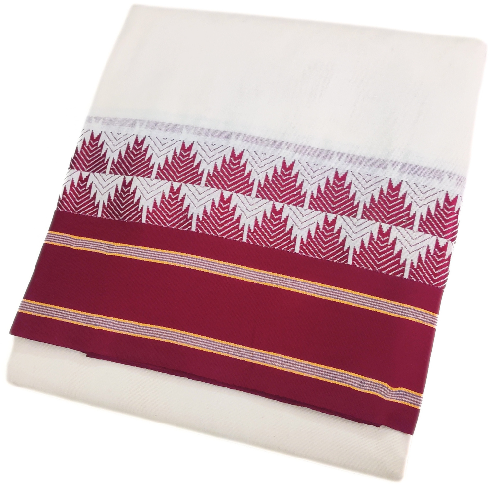 Bavanji Double Tower Cotton Dhoti